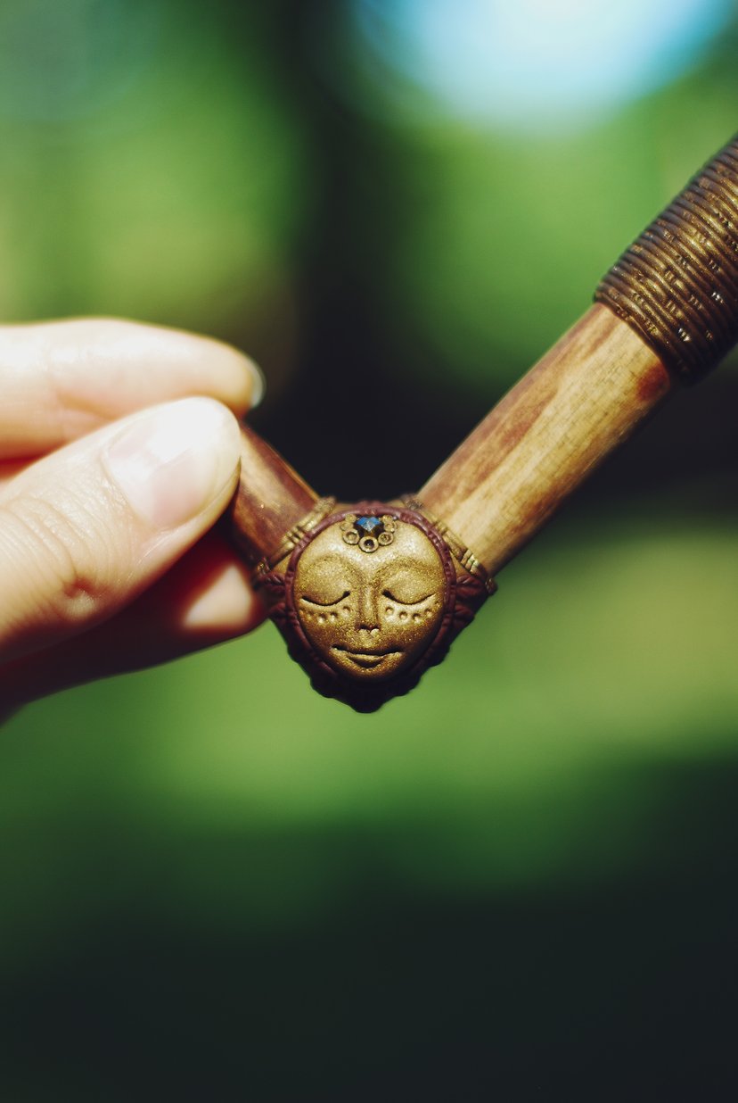 Tepi ༓ FOREST SPIRIT – tepi do rapé z drewna Palo Santo