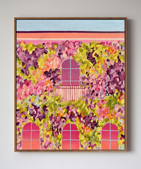 City of Gardens 10 - Obraz olejny 60x50 cm