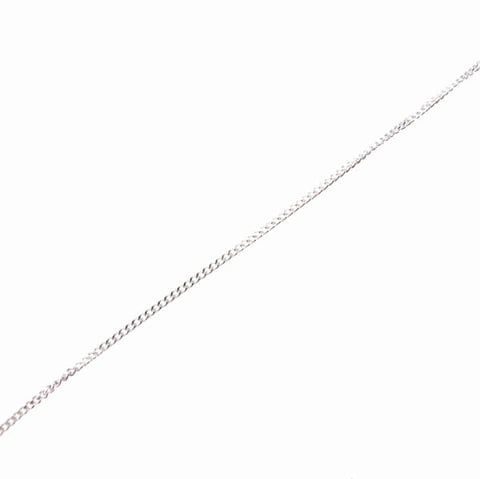 Łańcuszek ogniwkowy biały 1 mm- długość do wyboru 40-75 cm
