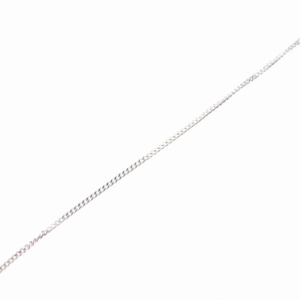 Łańcuszek ogniwkowy biały 1 mm- długość do wyboru 40-75 cm