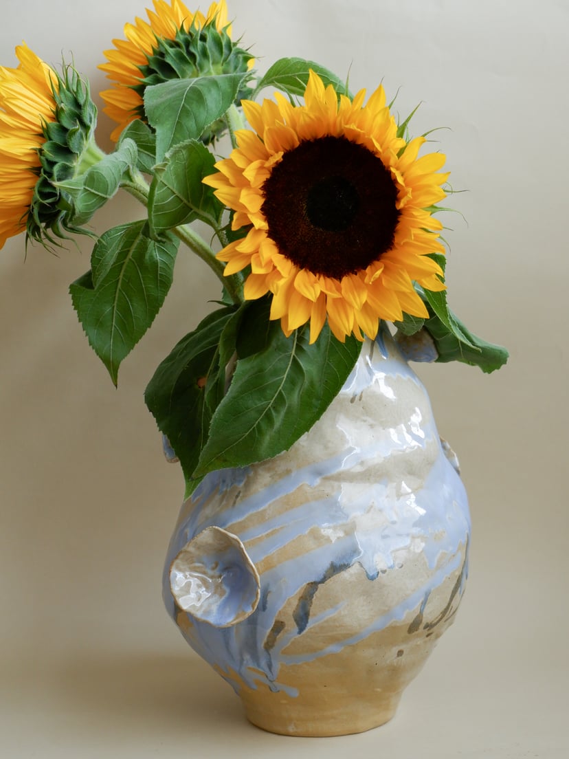 The Floral- Vase 02 - wazon ceramiczny z kolekcji The Floral