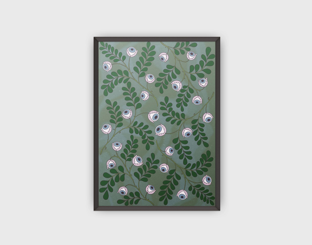 Plakat "Eye Plants" - A4