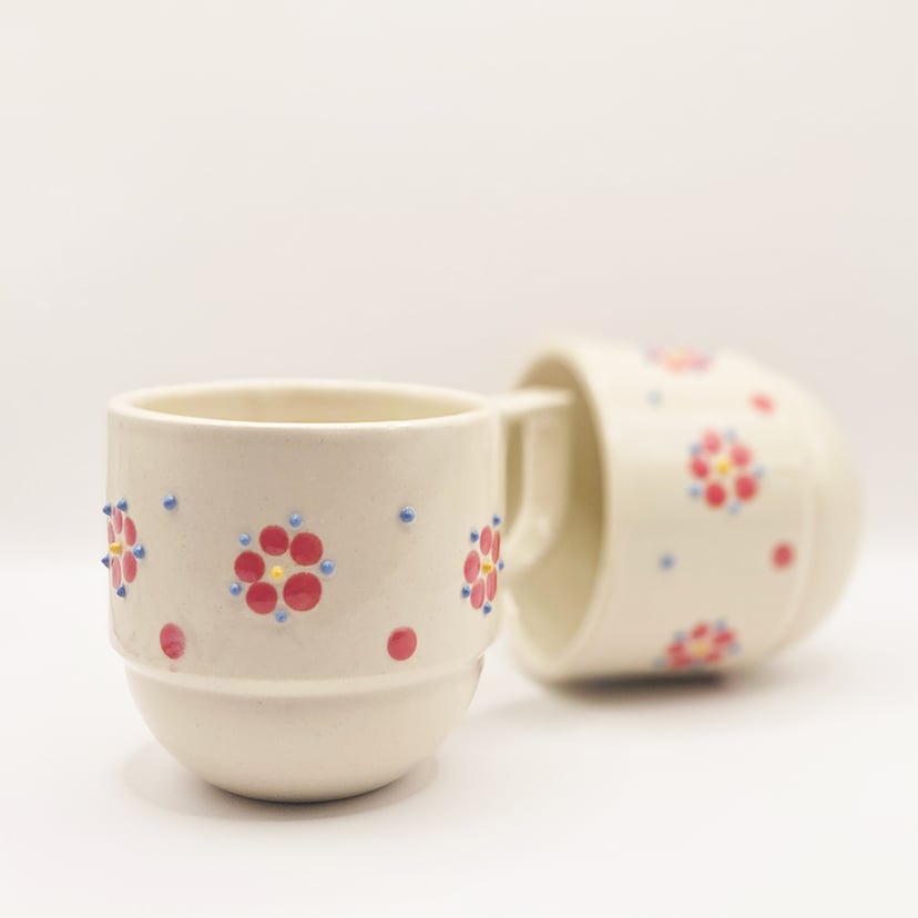 Kubek 300 ml - jasnokremowy kubek ceramiczny