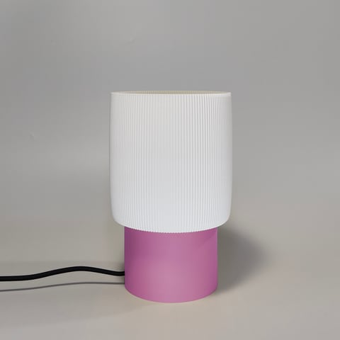 Lampka Celes Różowy Czarny