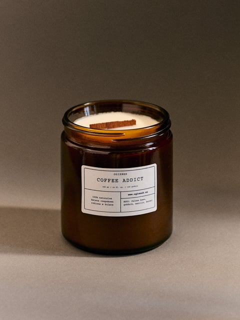 Coffee Addict – świeca rzepakowa 500 ml