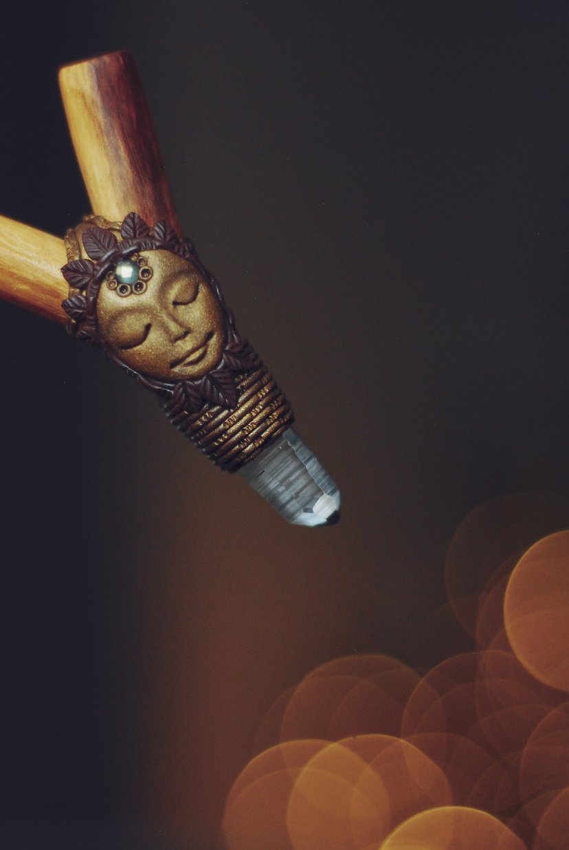 Kuripe ༓ FOREST SPIRIT – kuripe do rapé z drewna Palo Santo