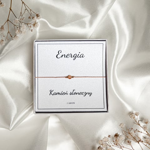 Bransoletka Energia | Kamień słoneczny