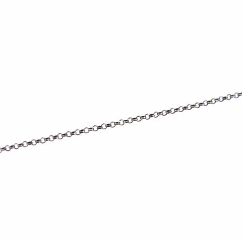 Łańcuszek rolo szary 1 mm - długość do wyboru 40-75 cm