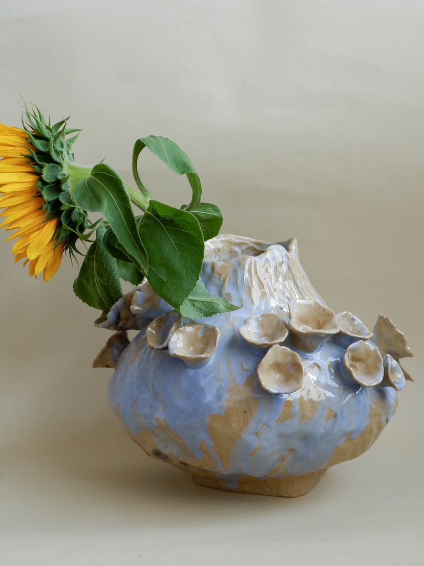 The Floral- Vase 01 - wazon ceramiczny z kolekcji The Floral