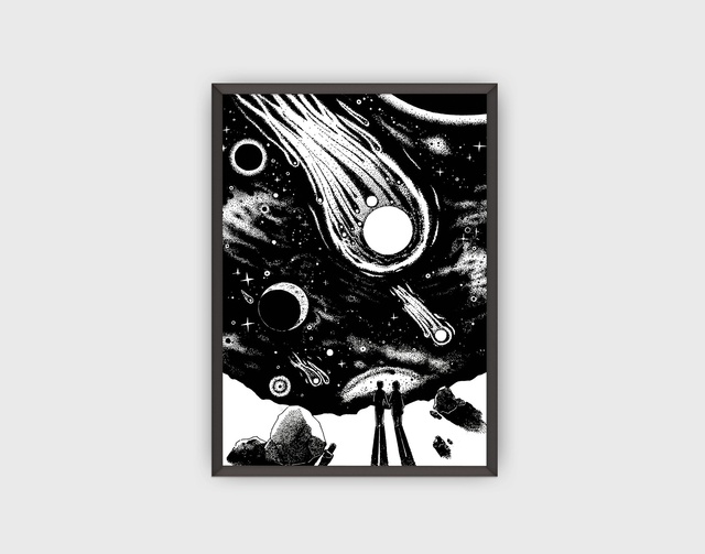 Plakat "Wielki Kosmos" - A4