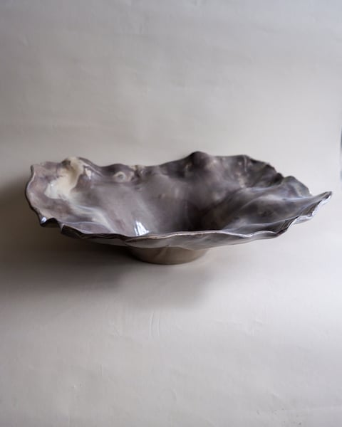 The Floral- Marbled Centerpiece 08 - ceramiczna patera z kolekcji The Floral