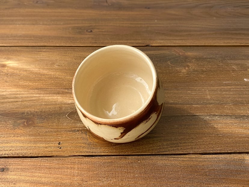 Karmelowa INK - ceramiczna czarka z kolekcji ZEN