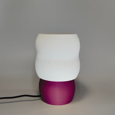 Lampka Brio Śliwkowy Czarny