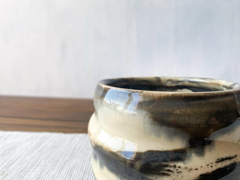 Chawan czarno-biały ZEN