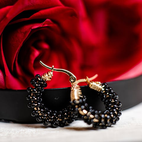 Kolczyki Candy | Black