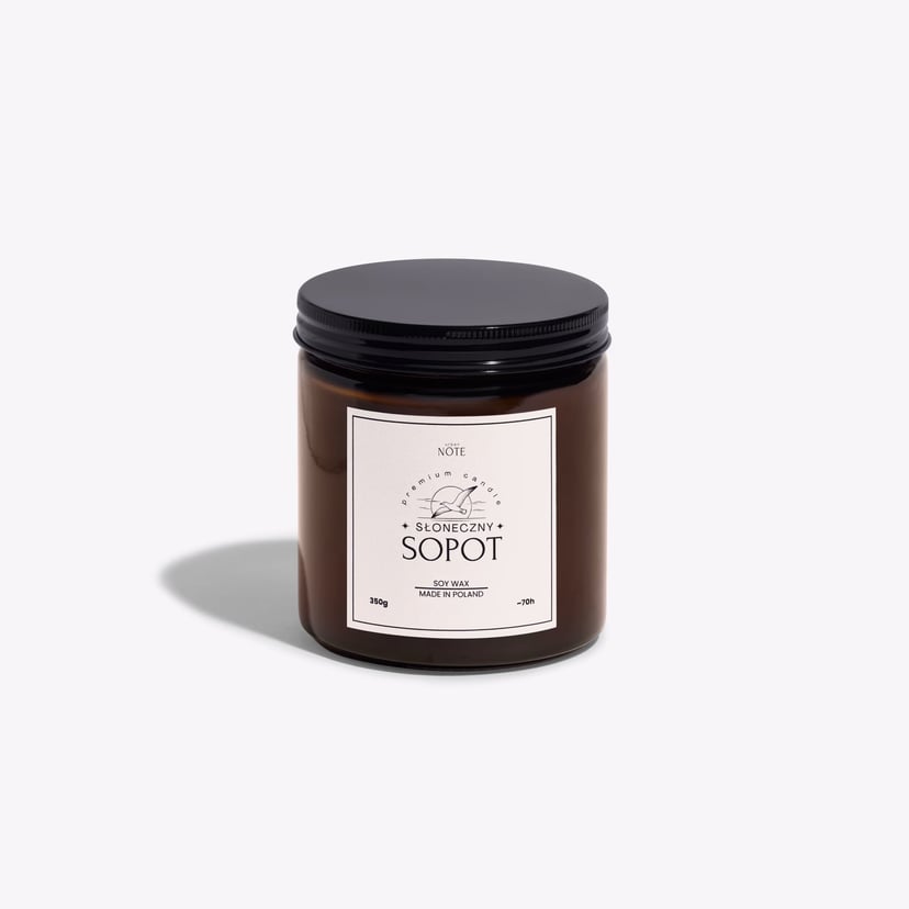 Świeca sojowa - Słoneczny Sopot - 350g