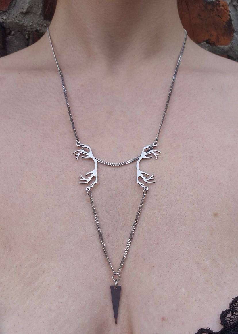 ANTLERS naszyjnik / choker - Choker - 40cm