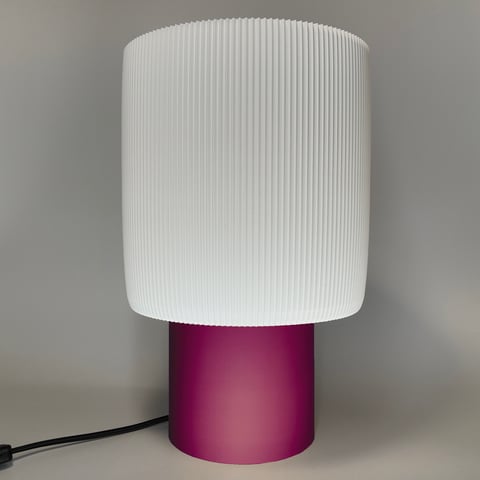 Lampka Celes Grande Śliwkowy Czarny