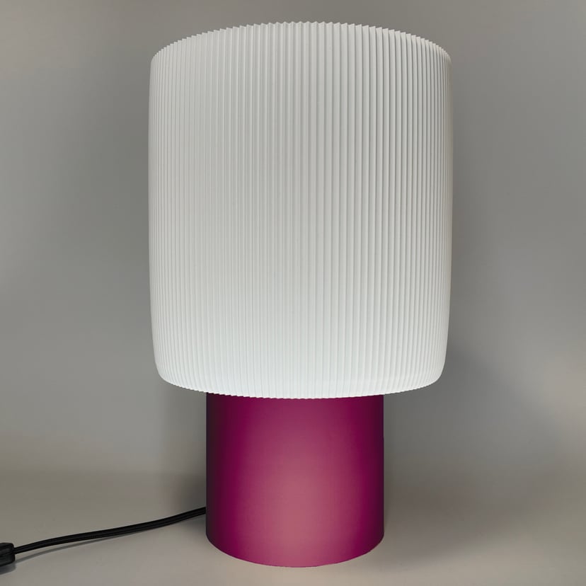 Lampka Celes Grande Śliwkowy Czarny