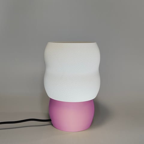 Lampka Brio Różowy Czarny