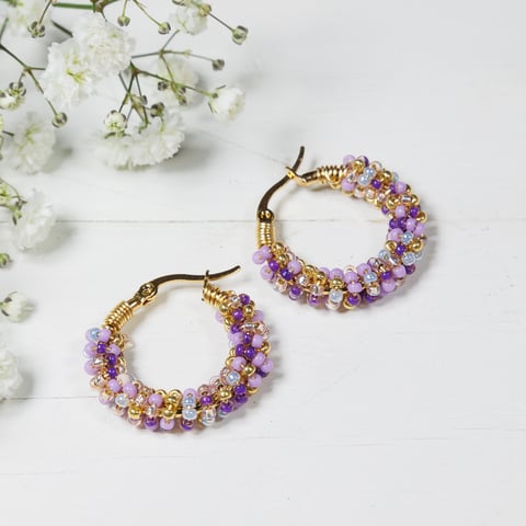 Kolczyki Candy | Romantic Purple