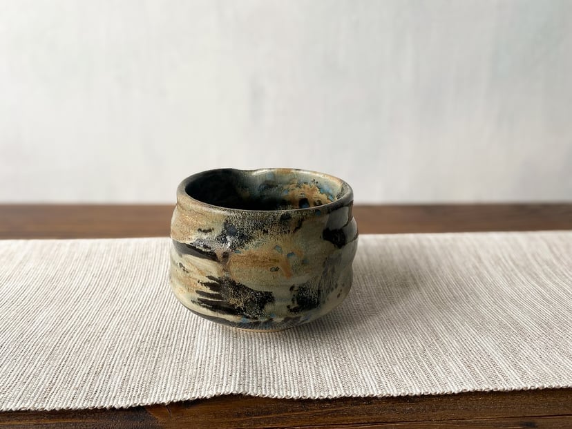 Miseczka do matchy szaro-czarna – ZEN