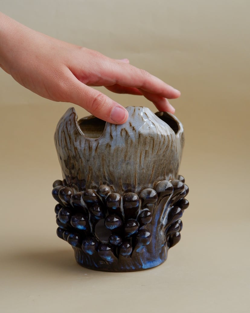 The Petal- Vase 01 - wazon ceramiczny z kolekcji The Petal