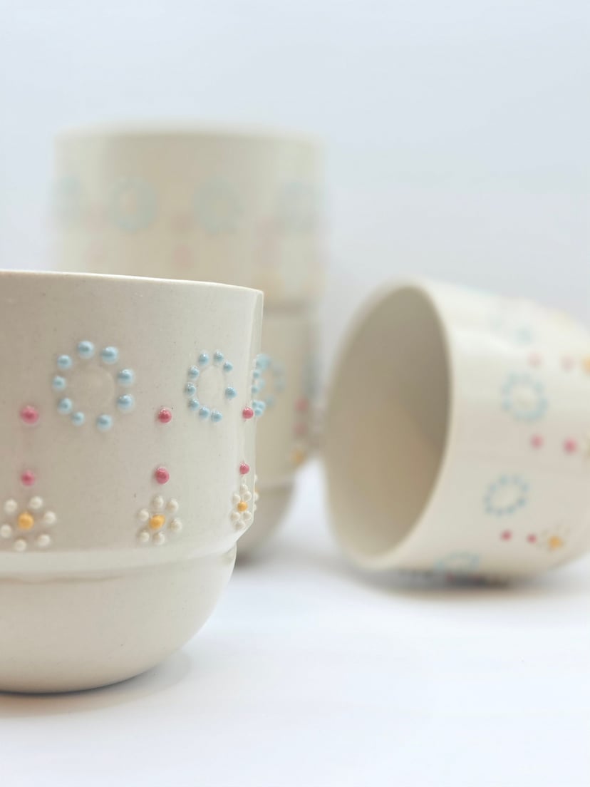Czarka 300 ml - jasnokremowa czarka ceramiczna