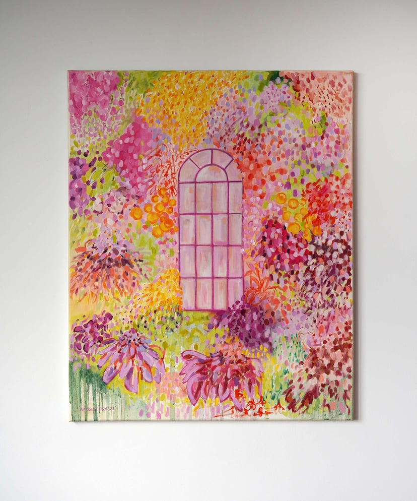 City of Gardens 05 - Obraz olejny 80x65 cm