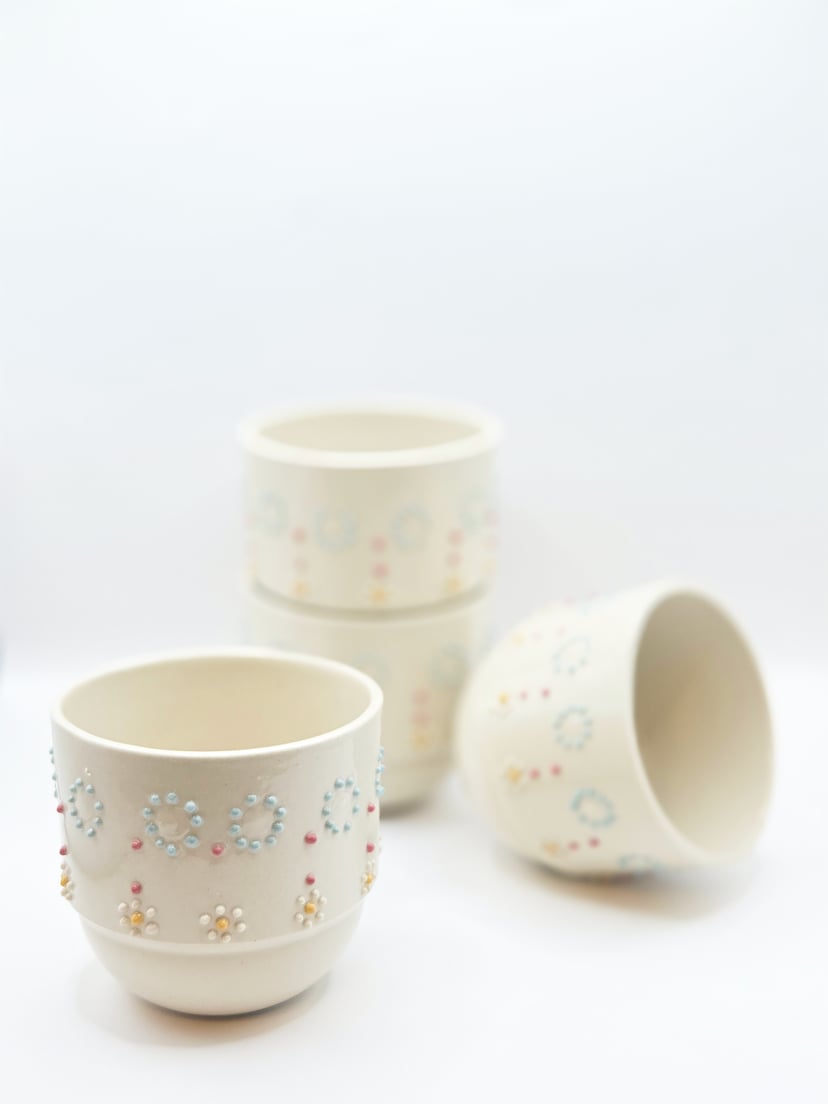 Czarka 300 ml - jasnokremowa czarka ceramiczna