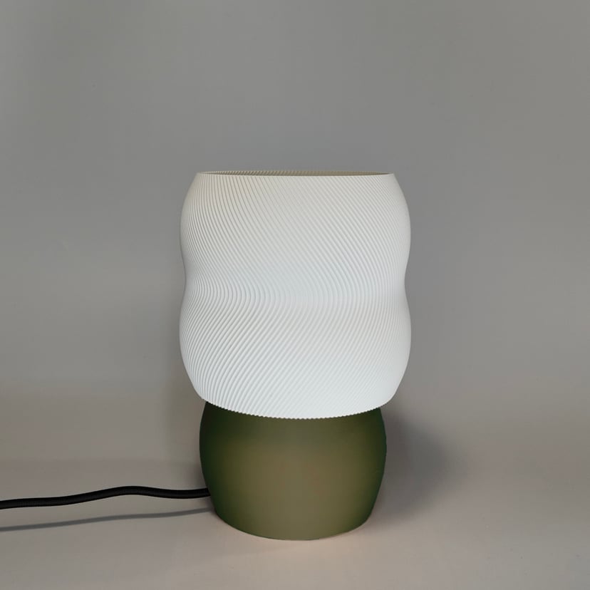 Lampka Brio Oliwkowy Czarny