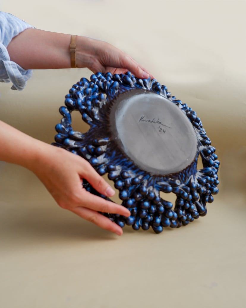 The Petal- Centerpiece 03 - ceramiczna patera z kolekcji the Special Decorated