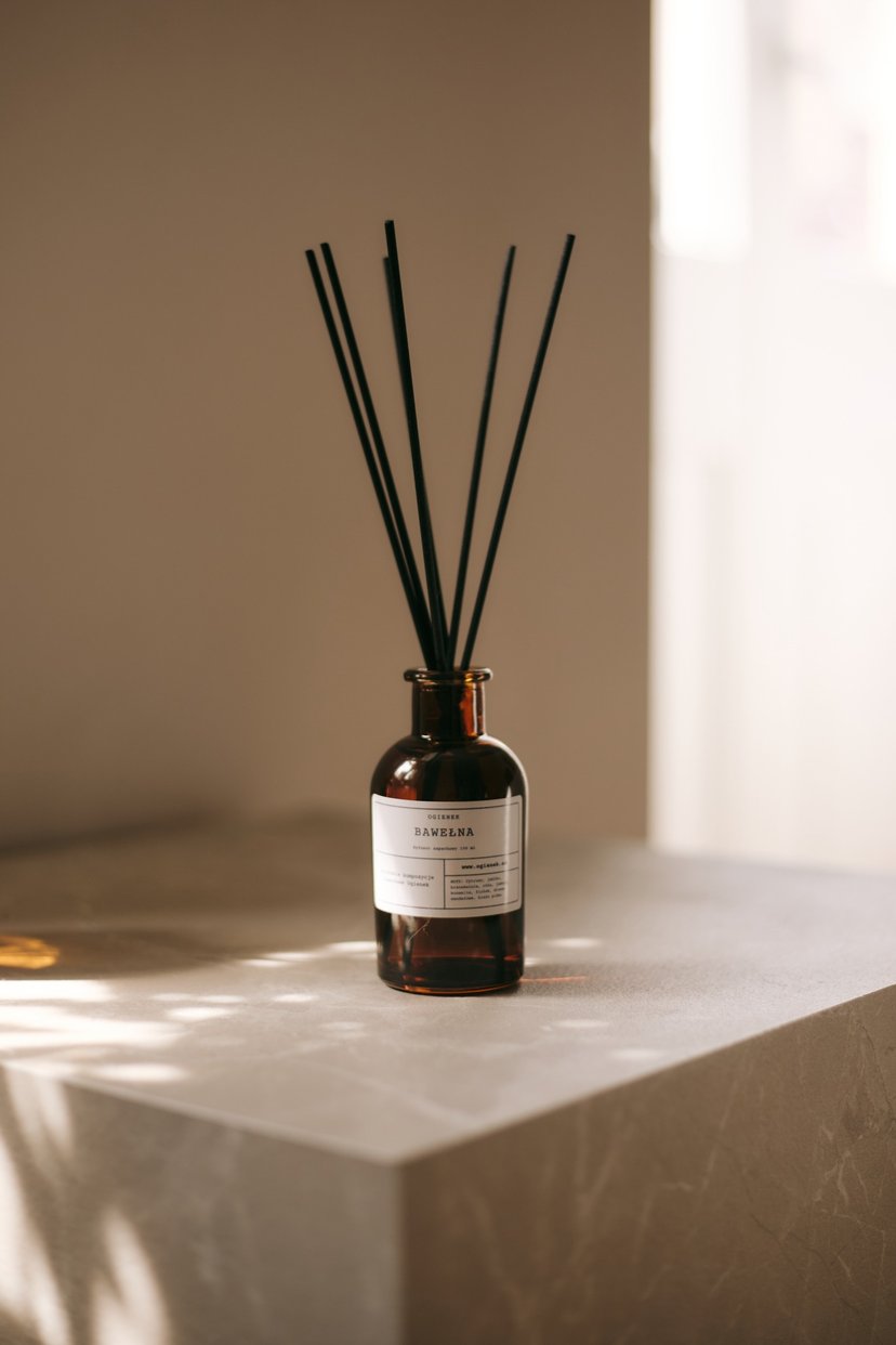 Bawełna – dyfuzor zapachowy z patyczkami, 120 ml