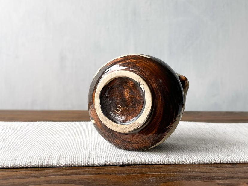 Chawan do matchy karmelowy