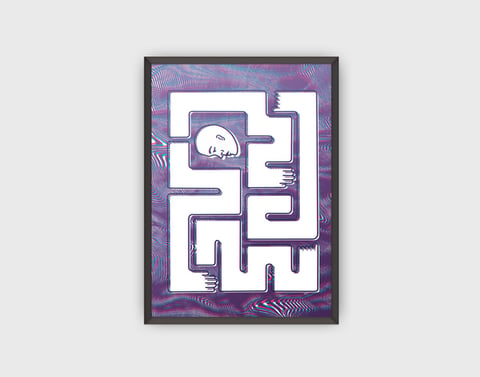 Plakat "Labirynth II" - A5