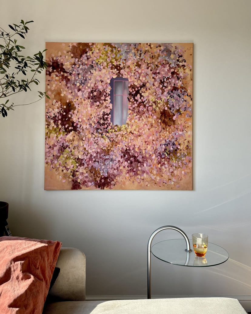 City of Gardens no.13 | Obraz olejny 100x100 cm