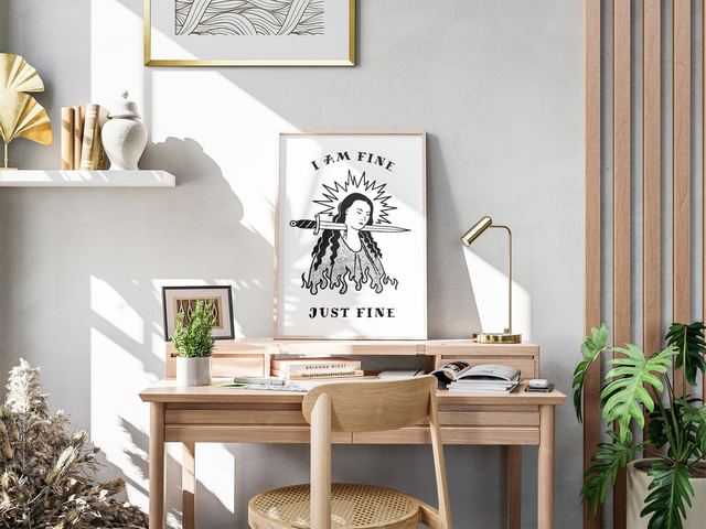 Plakat "I am fine" - A5