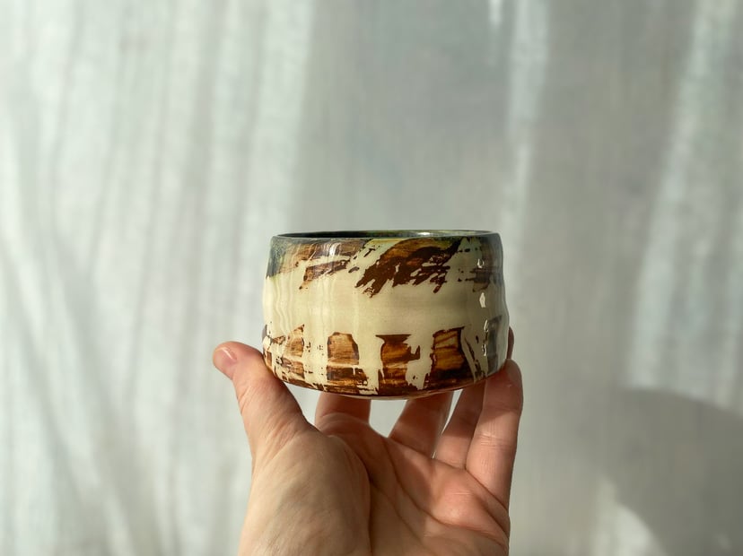 Chawan brązowy