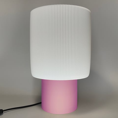 Lampka Celes Grande Różowy Czarny