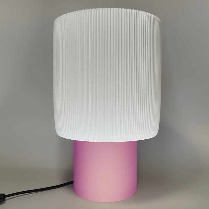 Lampka Celes Grande Różowy Czarny