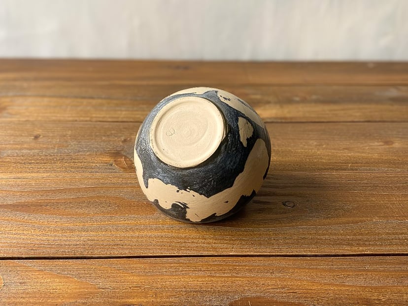 Miseczka INK matowa - ceramiczna miseczka inspirowana japońską kaligrafią