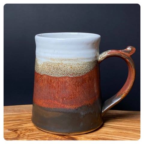Kubek ceramiczny 375 ml kufel handmade