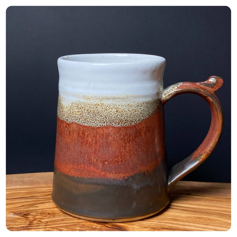 Kubek ceramiczny 375 ml kufel handmade