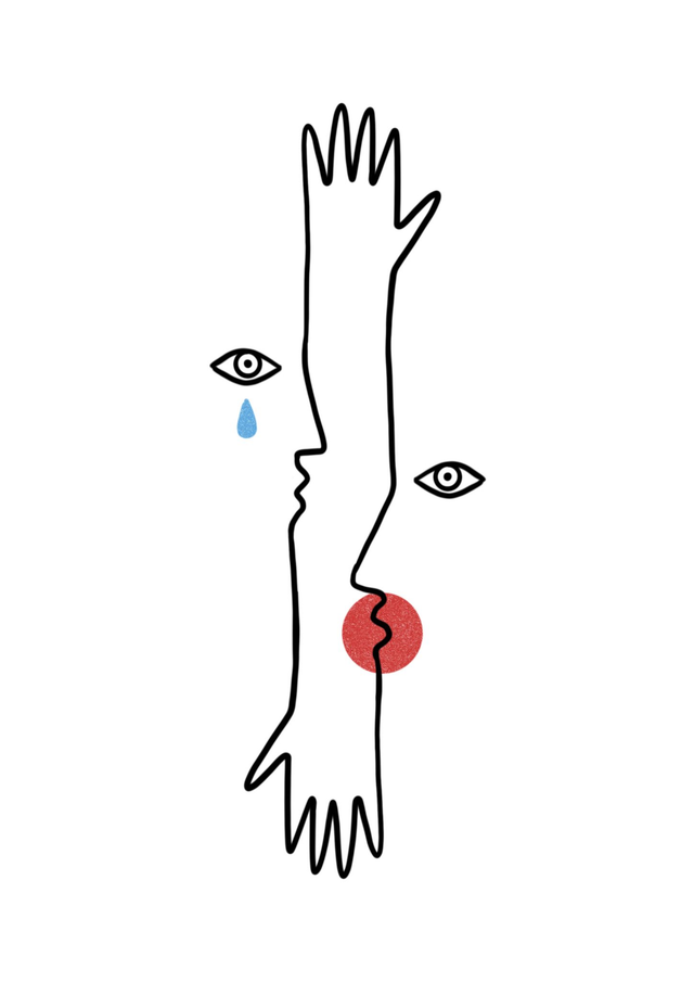 Plakat "Couple hands"