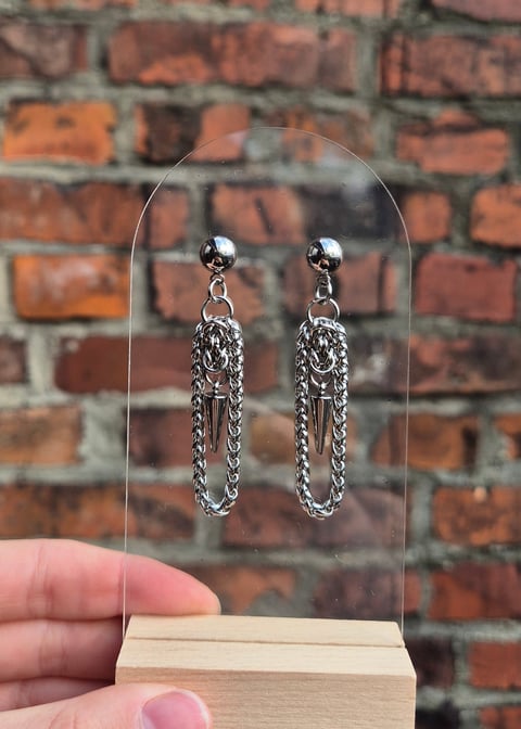 PROTECTED kolczyki chainmail