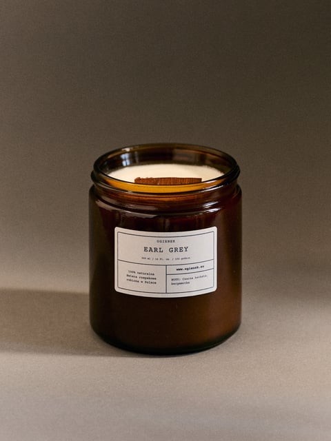 Earl Grey – świeca rzepakowa 500 ml