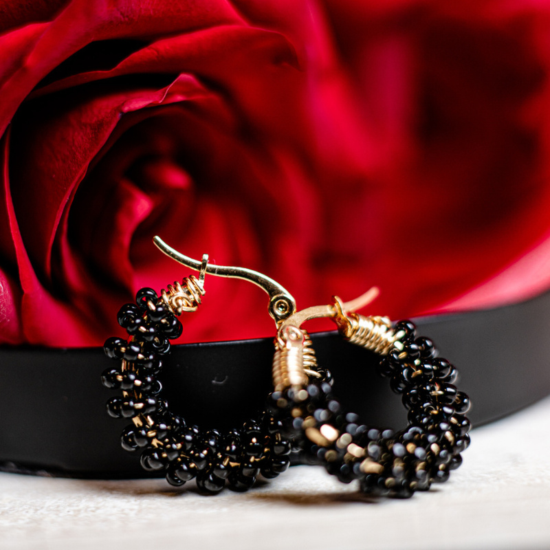 Kolczyki Candy Black | True Love