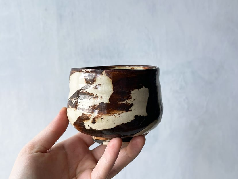 Chawan karmelowy