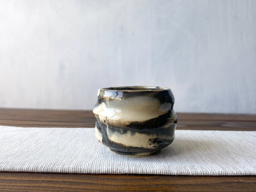Chawan czarno-biały ZEN