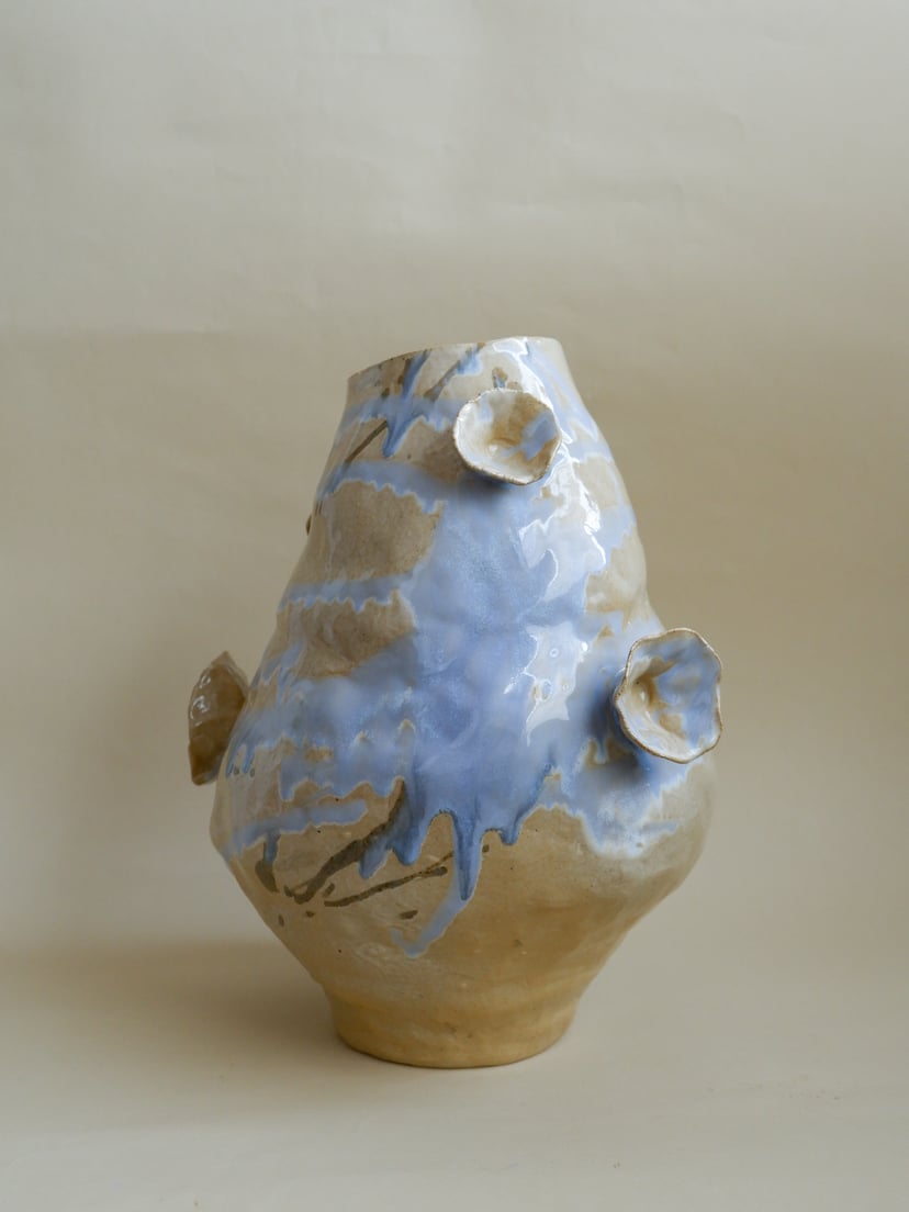 The Floral- Vase 02 - wazon ceramiczny z kolekcji The Floral